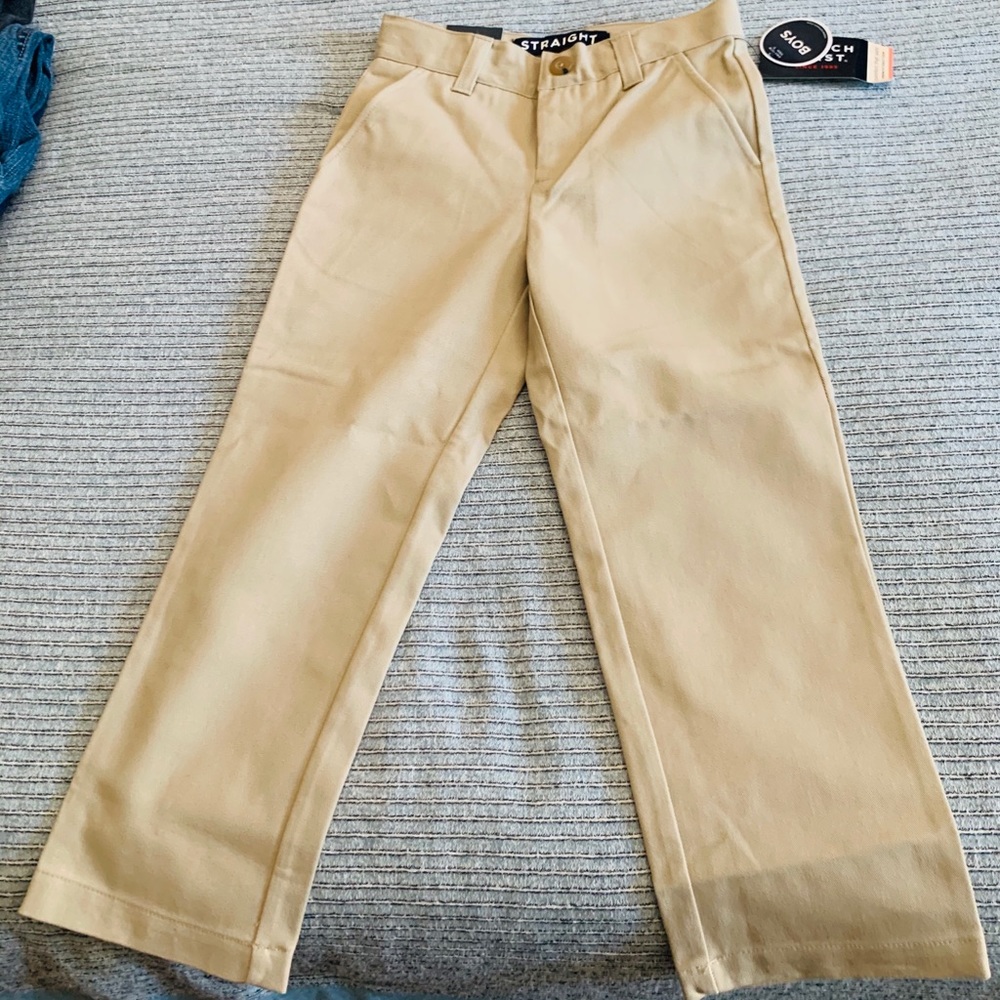 Khakis Flat front Pants